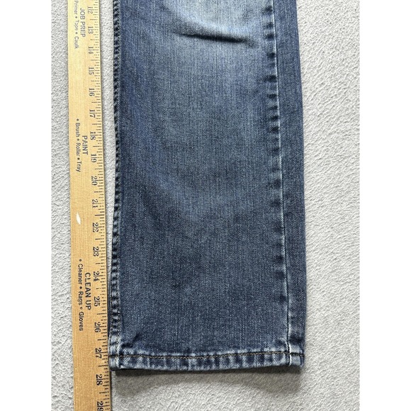Denizen 236 Jeans Mens 34x30 Blue Regular Fit Straight Leg Denim YKK Zipper - Picture 13 of 14